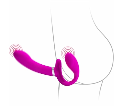 Pretty Love Valerie Double Intimate System 12 Modes Purple Silicone