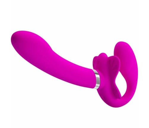 Pretty Love Valerie Double Intimate System 12 Modes Purple Silicone