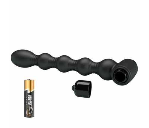 Pretty Love Lynn Silicone Plug 10-Mode Black, Ergonomic Intimate System