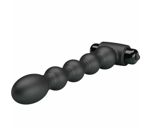 Pretty Love Lynn Silicone Plug 10-Mode Black, Ergonomic Intimate System