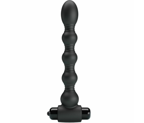 Pretty Love Lynn Silicone Plug 10-Mode Black, Ergonomic Intimate System