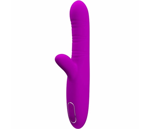Pretty Love Angelique Intimate Device with Clitoral Stimulator Purple