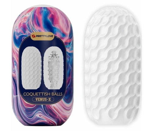 Pretty Love Venus X Silicone Intimate Sleeve White, Flexible Design