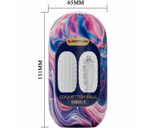 Pretty Love Venus X Silicone Intimate Sleeve White, Flexible Design