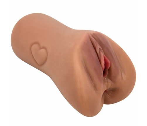 CRAZY BULL BM-009238N-1A Anatomical Double-Entry Intimate Machine, TPR, Heart Detail