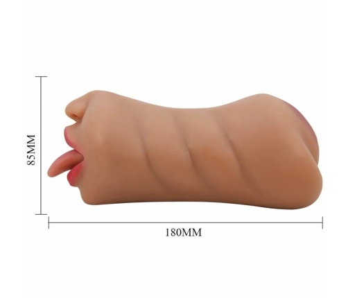 CRAZY BULL - SARAH DOUBLE MASTURBATOR MOUTH & VAGINA FLESH