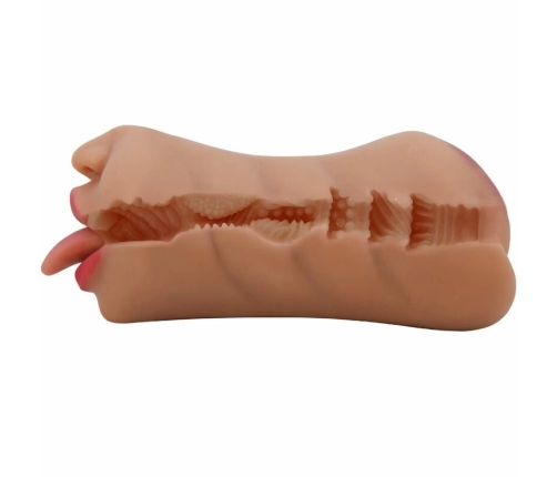 CRAZY BULL - SARAH DOUBLE MASTURBATOR MOUTH & VAGINA FLESH