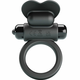 Pretty Love Debonaire Black Intimate Ring with 10 Vibration Modes