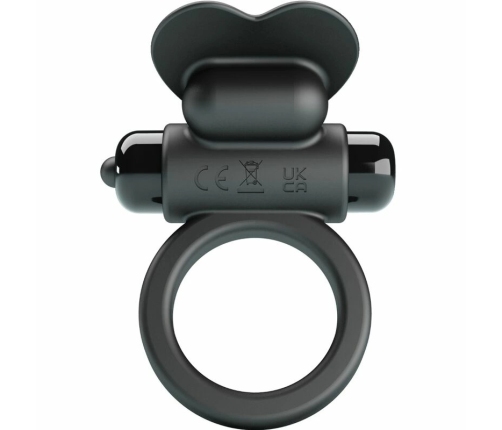 Pretty Love Debonaire Black Intimate Ring with 10 Vibration Modes