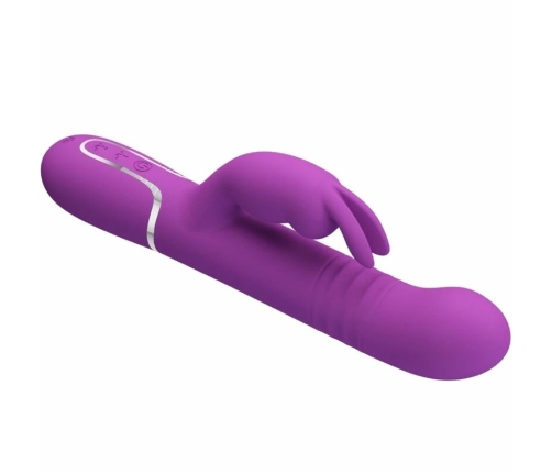 Pretty Love Coale 4-in-1 Silicone Intimate Machine Purple USB Rechargeable