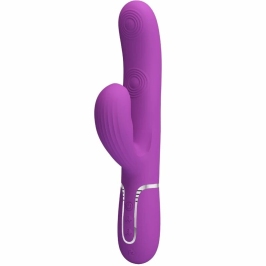 Pretty Love Perlita BW-500015-3A Silicone 3-in-1 Intimate Machine Purple
