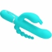 Pretty Love Cammy 4-in-1 Silicone Intimate Device Blue Multi-Function