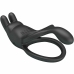 Pretty Love Seth Black Dual Vibrating Ring with Rabbit Attachment 7 Modes