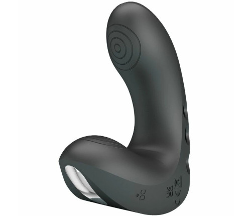Pretty Love Camelia Black Rechargeable Silicone Finger Device 7 Modes