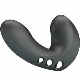 Pretty Love Camelia Black Rechargeable Silicone Finger Device 7 Modes
