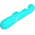 Pretty Love Shania Triple Stimulation Vibrator Blue Silicone