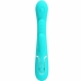 Pretty Love Shania Triple Stimulation Vibrator Blue Silicone