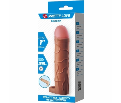 Pretty Love Bunion Extension Sleeve Mulatto 2.5cm TPR Waterproof