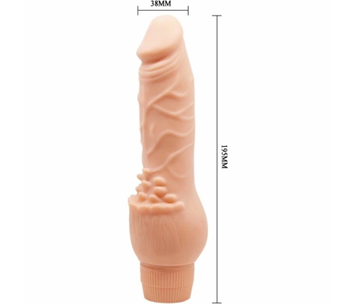 Baile Barbara Vibrating Intimate Device 19.5 cm Skin Tone TPR