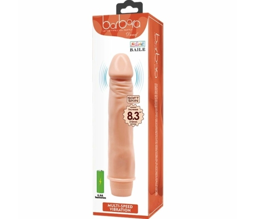 Baile BW-001050R Intimate Vibrating Model 21 cm, Flesh Tone, TPR