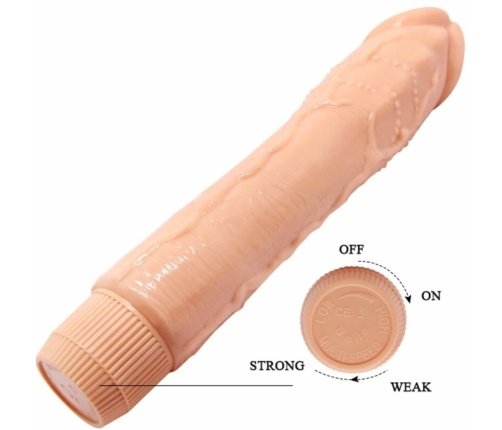 Baile Dybbuk Vibrating Intimate Device 24 cm, Flesh Tone, TPR