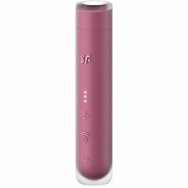 Satisfyer First Kiss Wave - Compact Air Pulse Device, Garnet, USB-C
