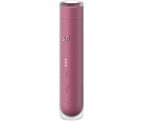 Satisfyer First Kiss Wave - Compact Air Pulse Device, Garnet, USB-C