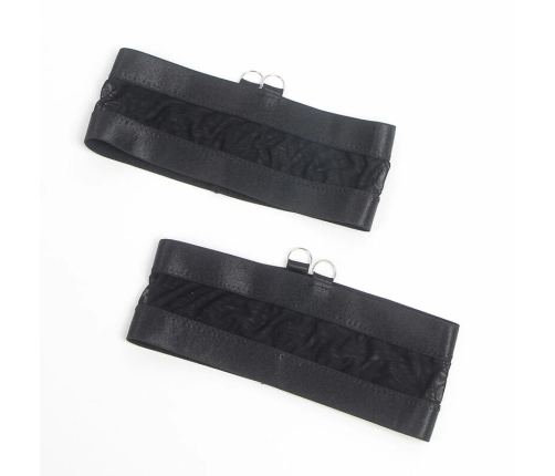 SUBBLIME 955243 Black Lingerie Set with Garter Belt L/XL