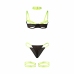 SUBBLIME Bra Set L/XL Fluorescent Green with Necklace & Leg Accents