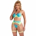 SUBBLIME 955328 Lingerie Set Lace Green-Blue L/XL Adjustable Elegant