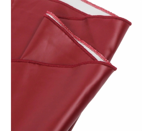 SUBBLIME - 955397 VESTIDO CON TIRANTES DE CUERO BURDEOS S/M