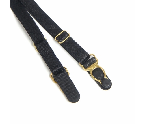 SUBBLIME 955458 Black PU Leather & Lace Body S/M with Zipper Detail