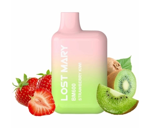 Lost Mary BM600 Vaper Jednorazowy 2% Truskawka Kiwi 600 Zaciągnięć