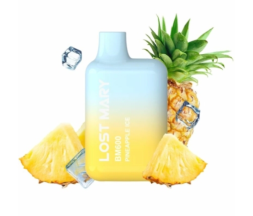 Lost Mary BM600 Disposable Vape Pineapple Ice 2% Nicotine 600 Puffs