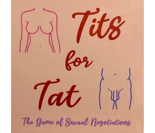 Kheper Games Tits for Tat Couples Communication Board Game Set