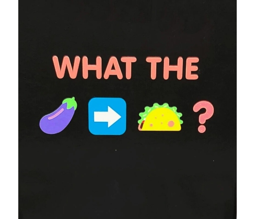 Kheper Games What Is From Eggplant to Taco? Emoji Party Game, 200 Cards
