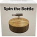 Kheper Games Spin The Bottle Party Game - Metal Bottle & Wooden Base