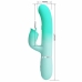 Pretty Love Gigi Aqua Green Dual-Action Intimate Device Silicone