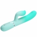 Pretty Love Gigi Aqua Green Dual-Action Intimate Device Silicone