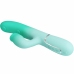 Pretty Love Gigi Aqua Green Dual-Action Intimate Device Silicone