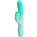 Pretty Love Gigi Aqua Green Dual-Action Intimate Device Silicone