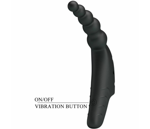 Pretty Love Jordin Black Flexible Finger Vibrator 10 Modes USB