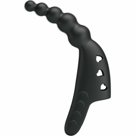 Pretty Love Jordin Black Flexible Finger Vibrator 10 Modes USB