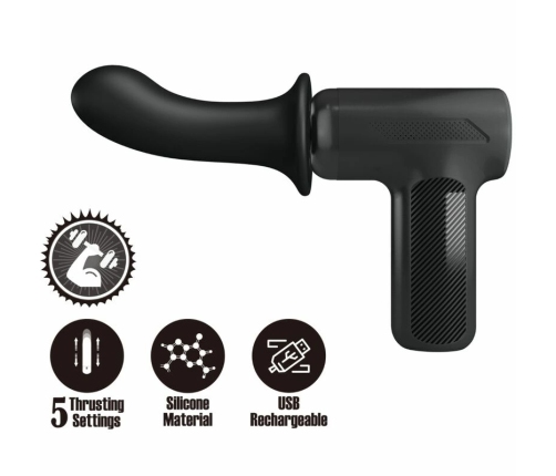 Pretty Love DJ Doctor Massager BW-055029 5-Mode Black USB-C