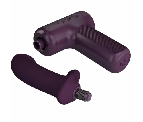 Pretty Love DJ Scholar Massager 5 Modes Purple Silicone Head