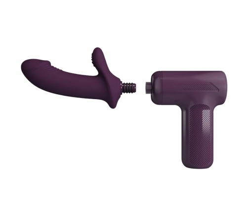 Pretty Love DJ Scholar Massager 5 Modes Purple Silicone Head