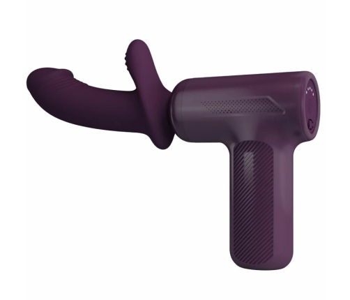 Pretty Love DJ Scholar Massager 5 Modes Purple Silicone Head