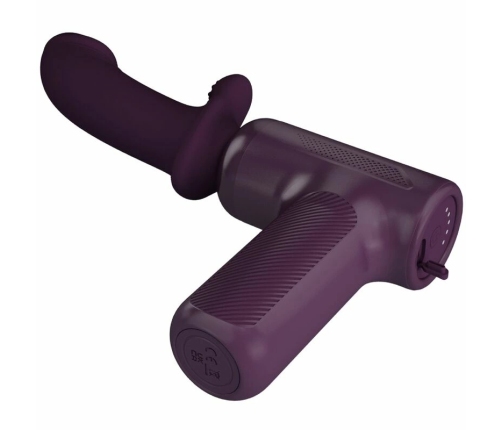 Pretty Love DJ Scholar Massager 5 Modes Purple Silicone Head