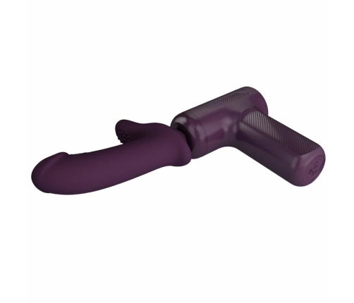 Pretty Love DJ Scholar Massager 5 Modes Purple Silicone Head