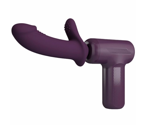 Pretty Love DJ Scholar Massager 5 Modes Purple Silicone Head